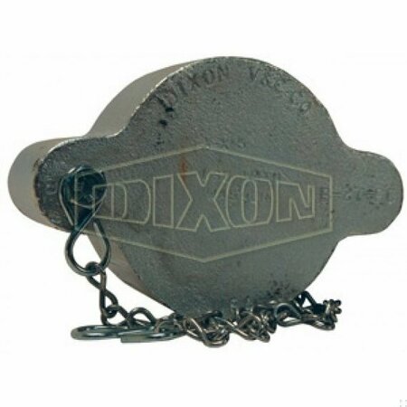 DIXON Boss Wing Nut Cap with 12 in Chain and Washer, 3 in, Iron, Domestic B37SC